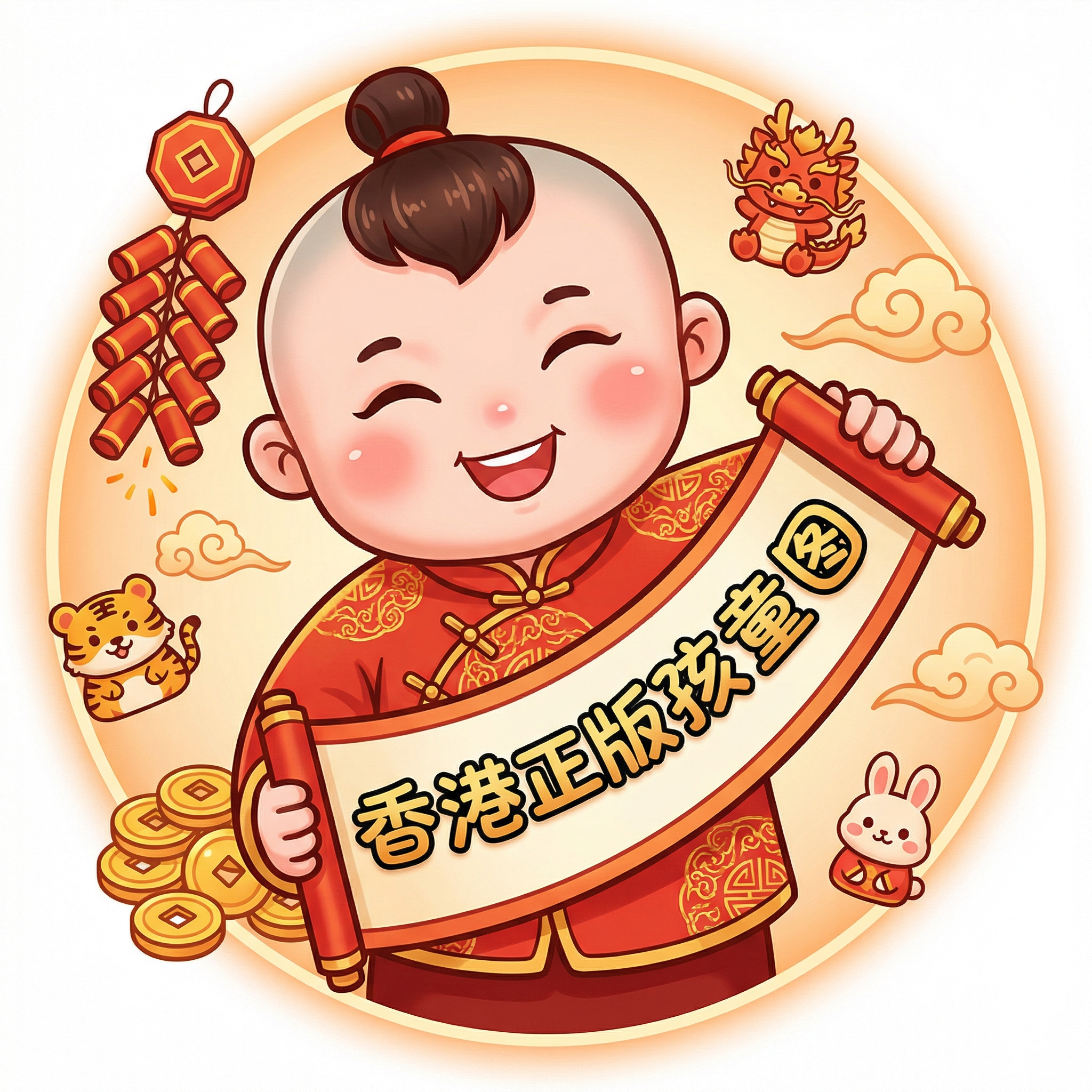 香港正版孩童图